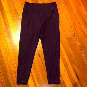 Burgundy Victorias Secret Leggings size 12